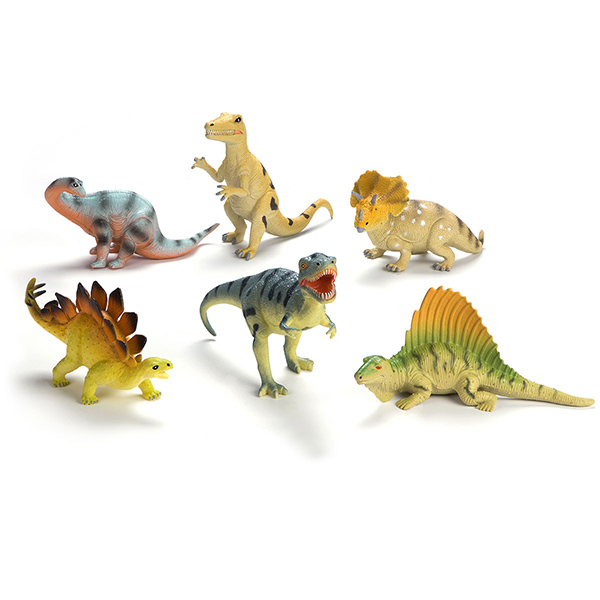 9-11" pvc dinosaurs 6 styles